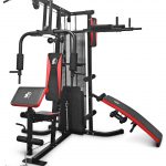 Black and red multigym